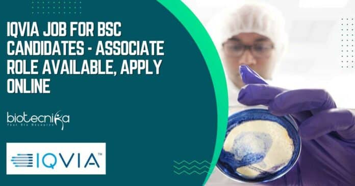 IQVIA Job For BSc