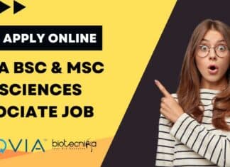 IQVIA MSc Job 2023