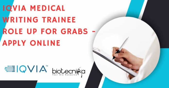 IQVIA Medical Writing Trainee