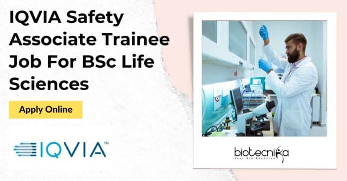IQVIA Safety Associate Trainee
