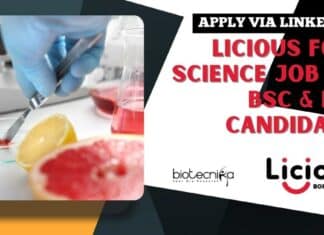 Licious Food Science Job