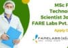 MSc Food Technology Scientist Job at FARE Labs Pvt. Ltd., Apply Online MSc Food Technology Scientist