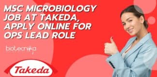 MSc Microbiology Job at Takeda