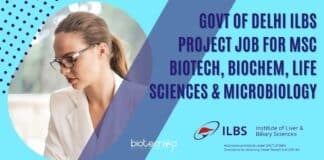MSc Project Vacancy