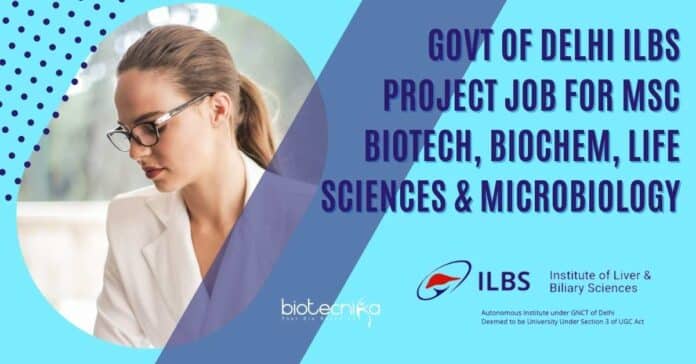 MSc Project Vacancy