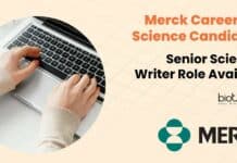 Merck Careers For Science Candidates – Senior Scientific Writer Role Available Merk Careers For Science New