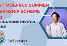 Govt MoEF&CC Summer Internship Scheme 2023 – Applications Invited Online MoEF&CC Summer Internship Scheme