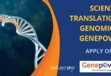 Scientist – Translational Genomics at GenepoweRx, Apply Online Molecular Biology Scientist Job