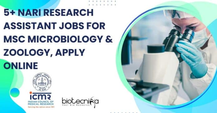 NARI Research Assistant Jobs