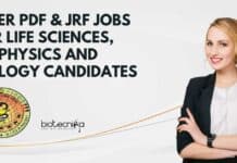 NIPER PDF & JRF Jobs For Life Sciences, Biophysics and Biology Candidates NIPER PDF