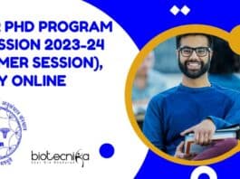 NISER PhD Admission 2023-24