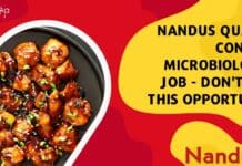 Nandus Quality Control Microbiologist