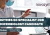 Novozymes QC Specialist Job For Microbiology Candidates, Apply Online Novozymes QC Specialist Job