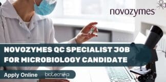 Novozymes QC Specialist Job