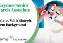 Novozymes Senior Research Associate Job – Candidates With Biotech/ Biochem Background Apply Novozymes Senior Research Associate