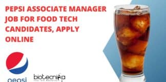 Pepsi Associate Manager Job