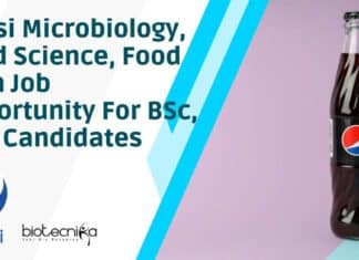 Pepsi Microbiology Job