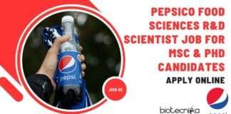 Pepsico Food Sciences R&D