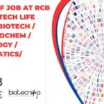 Project-JRF Job at RCB For MSc, MTech Life Sciences / Biotech / Mol Bio/ Biochem / Microbiology / Bioinformatics/ Genomics Project-JRF Post at RCB