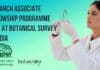 Research Associate Fellowship Programme 2023 at Botanical Survey of India Research Associate Fellowship Programme