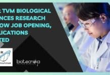 IISER TVM Biological Sciences Research Fellow Job Opening, Applications Invited Research Vacancy IISER TVM