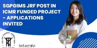 SGPGIMS JRF Post In