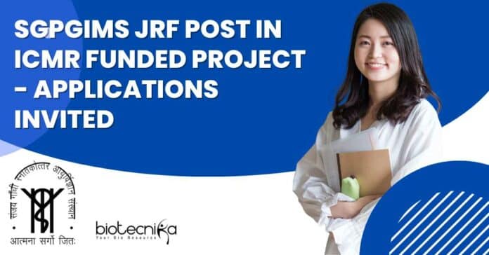 SGPGIMS JRF Post In