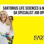 Sartorius Life Sciences & Microbiology QA Specialist Job Opening, Apply Online Sartorius Life Sciences