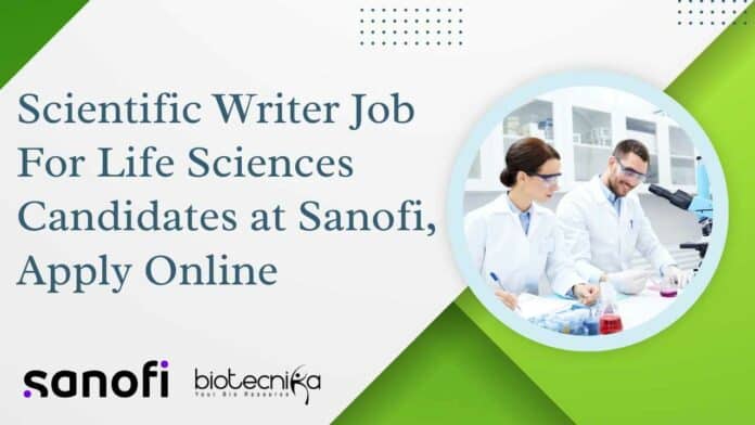 Scientific Writer Job For