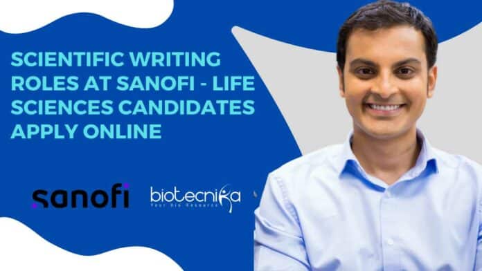 Scientific Writing Roles at Sanofi