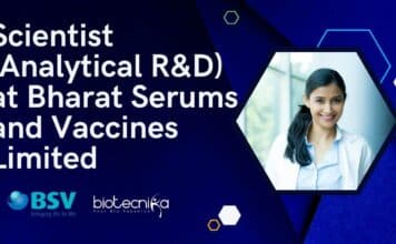 Scientist (Analytical R&D) at Bharat Serums and Vaccines Limited Scientist (Analytical R&D)
