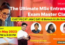 The Ultimate MSc Entrance Exam Master Class CUET PG | IIT JAM | GAT-B Biotech & Life Science MSc Entrance Exam Masterclass CUET PG | IIT JAM | GAT-B Biotech & Life Science