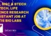 Virtis Bio Labs Job