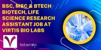 Virtis Bio Labs Job