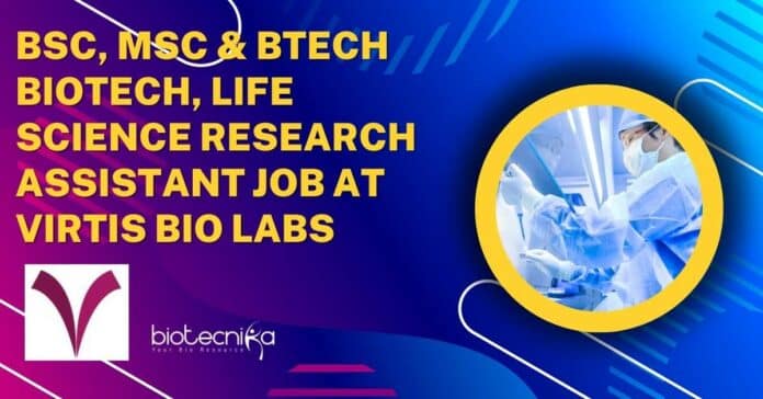 Virtis Bio Labs Job
