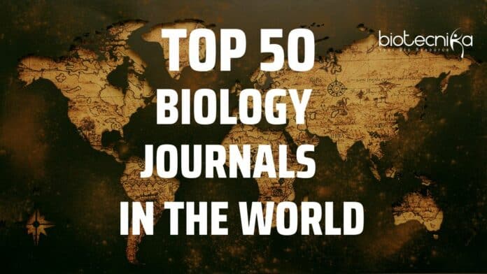 Top 50 Biology Journals