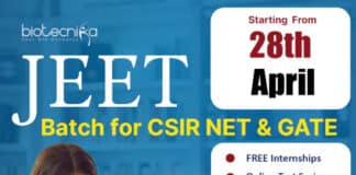 JEET Research Scholarship 2023 Powered By Biotecnika - Applications Open