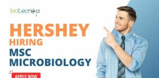 Hershey Msc Microbiology Job