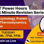 CSIR NET POWER HOURS – A Last Minute CSIR NET Life Science Revision Series – On Popular Demand CSIR NET Revision Series