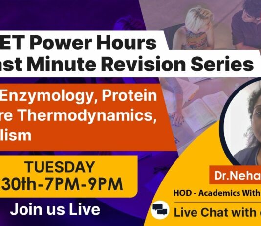CSIR NET POWER HOURS – A Last Minute CSIR NET Life Science Revision Series – On Popular Demand CSIR NET Revision Series