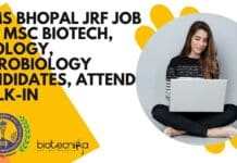 AIIMS Bhopal JRF Job
