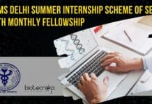 AIIMS Summer Internship Delhi
