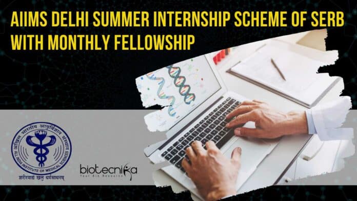 AIIMS Summer Internship Delhi
