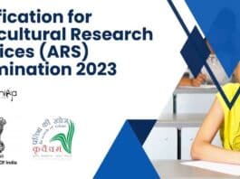 ARS Examination 2023 Notification