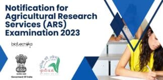 ARS Examination 2023 Notification