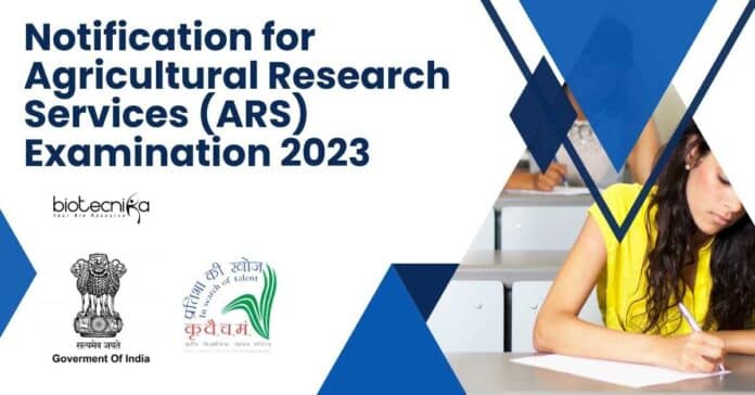 ARS Examination 2023 Notification