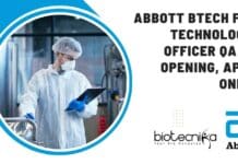 Abbott BTech Food Technologist