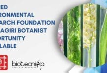 Applied Environmental Research Foundation Ratnagiri Botanist Opportunity Available Applied Environmental Research Foundation