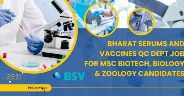 BSV Jobs For MSc