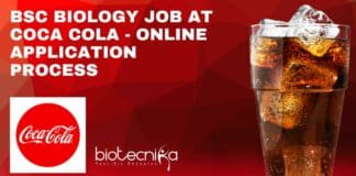 BSc Biology Job Coca
